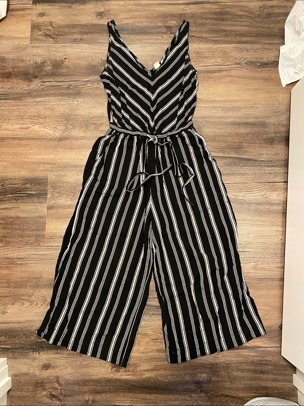 Gap Striped Wide-Leg Jumpsuit